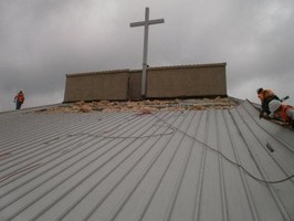 Chamberlin Leaking Roof Sanctuary Workers