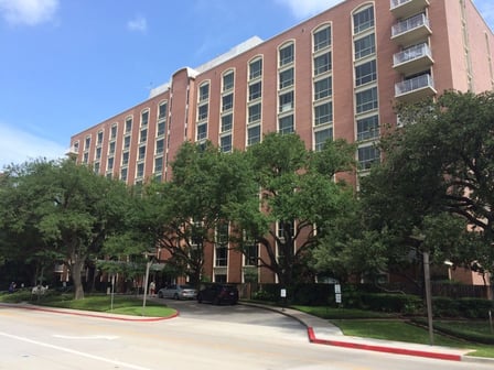 Front view of the Hallmark Senior Living building
