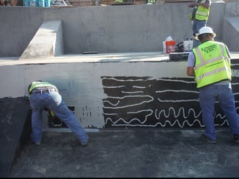 Chamberlin's workers correct surface breaches