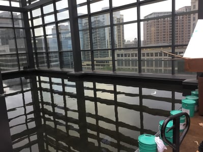 Flood testing for watertightness