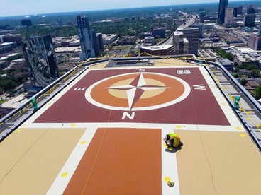 Painting the Helipad