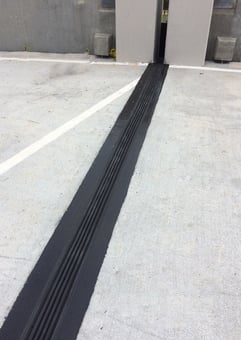 Expansion joint installed at OU Cross Village in Norman, Oklahoma