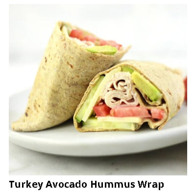 Turkey Avocado Hummus Wrap