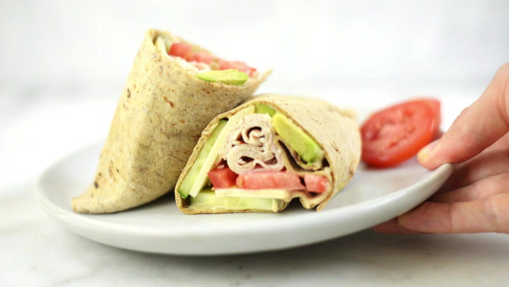 Turkey Avocado Hummus Wrap