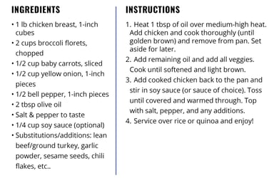 Recipe