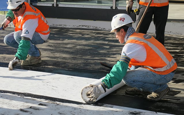 hot fluid-applied waterproofing