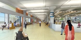 Chamberlin Interior Building Woman People White Interior