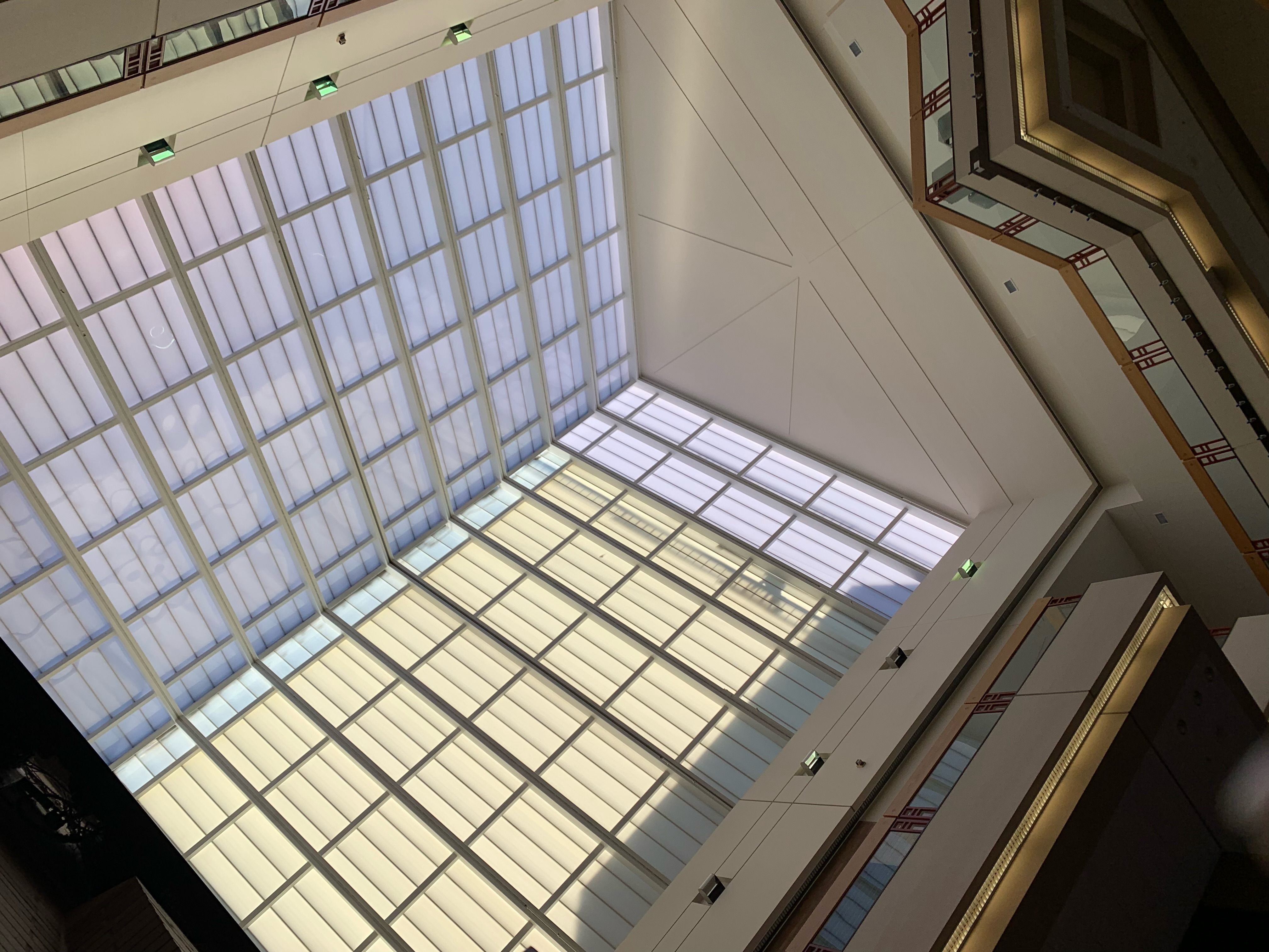 Skylight from inside