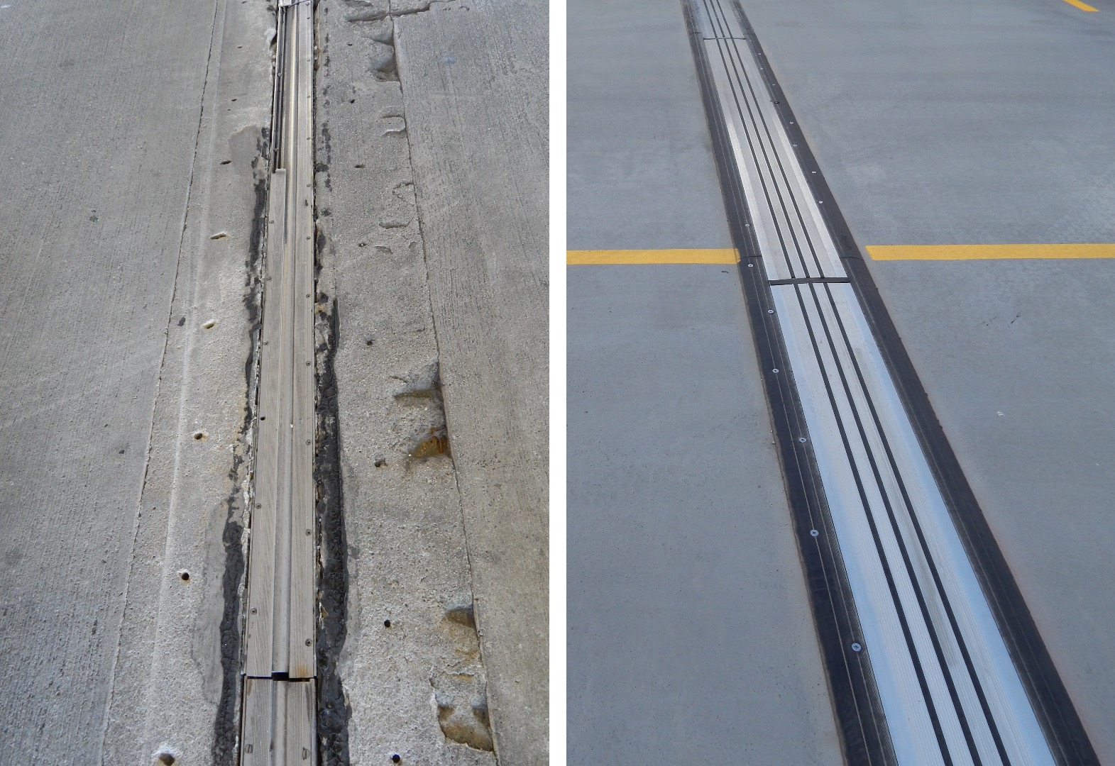 BEFORE-AFTER Expansion Joint Replacement