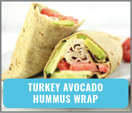 Turkey Avocado Hummus Wrap